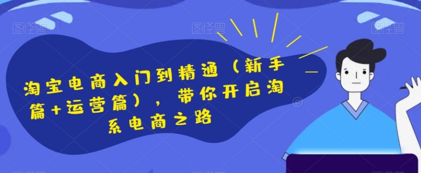 淘宝电商入门到精通，带你开启淘系电商之路-沈文轻创
